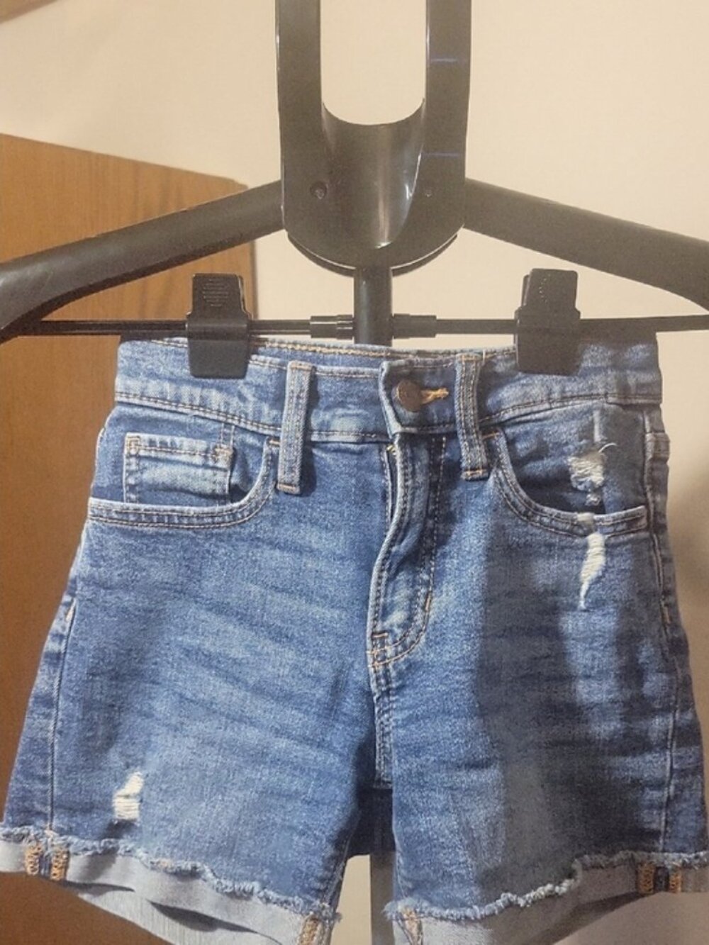 Old Navy Light Blue High-Rise Denim Shorts